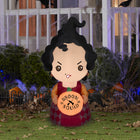 GEMMY Airblown Inflatable Halloween Hocus Pocus Mary -  42"-Includes stakes and tethers