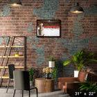Chicago Blackhawks Stanley Cup in Foreground - Framed Canvas - 31" x 22"-Officially licensed by the NHL and NHLPA
