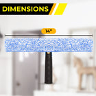 Gritt Commercial 14" Heavy-Duty Swivel Window Washer-Can be used handheld or with an Gritt Commercial telescopic pole