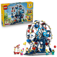 LEGO Creator Iconic Ferris Wheel-3 in 1 amusement park toy gives kids ages 8 plus 3 building options