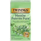 Twinings Pure Peppermint Herbal Tea Bags - 50 Pack-Naturally caffeine free herbal tea that can be enjoyed any time of day