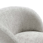 Modway Vesta Chenille Fabric Upholstered Swivel Chair - Dove Grey-8
