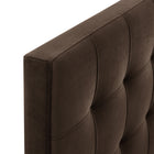Modway Lily Stain-Resistant Performance Velvet King Size Headboard - Chocolate Brown-Assembly Required