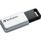 Verbatim Store 'n' Go Secure Pro 32 GB USB 3.0 Flash Drive With AES 256 Hardware Encryption - Silver-Once configured with your password, all data stored on a Secure Pro USB drive is encrypted with powerful 256-bit AES encryption to prevent unauthorized access