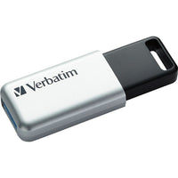 Verbatim Store 'n' Go Secure Pro 32 GB USB 3.0 Flash Drive With AES 256 Hardware Encryption - Silver-Once configured with your password, all data stored on a Secure Pro USB drive is encrypted with powerful 256-bit AES encryption to prevent unauthorized access