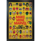 Make Mine Marvel - Framed Print - 25" x 37"-High-quality art print professionally matted and framed