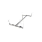 Wamaco Gondola Base Kit with Four 2' x 4' Grid Panels - Chrome-Durable & Professional - Strong steel construction provides stability and long-lasting use.