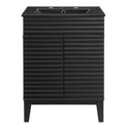 Modway Render 24" Bathroom Vanity - Black-Particleboard and Laminate Construction