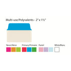 Avery Ultra Writable Tabs - 2" x 1½" Multi Use Repositionable Two Sided - Primary Colour - 48 Pack-UltraTabs for Home – Note tabs are great for marking cookbooks, calendars, journals, magazines, planners, financial records, correspondence, budget binders and other pertinent information