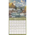 DateWorks 2026 16-Month Mini Wall Calendar - 7" x 7" - Country Road - English-Scenic