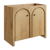 Modway Appia 36" Bathroom Vanity Cabinet - Oak-Soft-Close Hinges