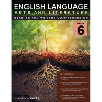Classroom Ready English Reading & Writing Comprehension Workbook & Study Guide - Grade 6 -  SK/MB/NWT/NU/Atlantic Edition-Coil Binding: Lays flat for all students for ease of completing practice questions and exercises