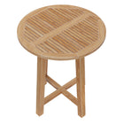 Modway Wellspring 36" Outdoor Patio Teak Wood Bar Table - Natural-Seats 2-3 People
