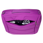 Vangoddy Convertible 15" Laptop 2-in-1 Shoulder Bag and Backpack - Purple-Organizational Pockets. Multiple compartments to store accessories, documents, and personal items.