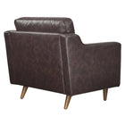 Modway Impart Genuine Leather Armchair - Brown-Spring Coil Support System