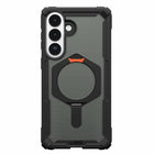 UAG Plasma XTE Rugged Kickstand Cell Phone Case with Magnets for Galaxy S26+ - Black/Orange-Integrated Kickstand with Multiple Viewing Modes