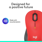 Logitech Signature M550 L Wireless Optical Mouse for Large Sized Hands - Classic Red-8