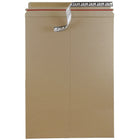 JAM Paper Photo Mailer Stiff Envelopes with Self Adhesive Closure, 13 x 18, Brown Kraft Recycled, 6 Pack-Brown Kraft Cardstock Mailer