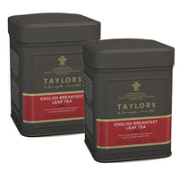 Taylors English Breakfast Leaf Tea - 125g - 2 Pack-Use a warmed teapot and add one teaspoon of tea per person and an extra 'one for the pot.