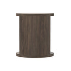 Manhattan Comfort Alure 20" Contemporary End Table - Walnut-Available in three finishes: Walnut, Natural Oak, and Charcoal