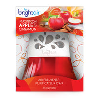 Bright Air Scented Oil Air Freshener, Macintosh Apple & Cinnamon Scent-Invigorate your senses and enhance your surroundings with nature infused fragrances