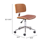 Zuo Duravel Office Chair - Brown-7