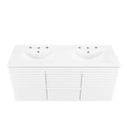 Modway Render 48" Wall-Mount Bathroom Vanity - White-Fixtures Not Included