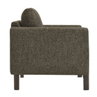 Modway Hawken Boucle Fabric Accent Armchair - Antique Espresso-Assembly Required