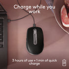 Logitech MX Anywhere 3S Compact Wireless Bluetooth Mouse for Mac - 8K DPI Any-Surface Tracking - Quiet Clicks - USB C - Space Grey-Scroll 1,000 Lines Per Second: Logitech mouse with MagSpeed, Logitech’s fastest and most precise  scroll wheel, fast enough to scroll 1,000 lines a second, precise enough to stop on a pixel
