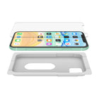 Belkin iPhone 11/iPhone XR Screen Protector - Tempered Glass - Antimicrobial-Treated - Clear-Flawless Application: Tempered Glass Anti-Microbial Screen Protector can be professionally applied to your phone by a trained professional, using a specially developed application system. If you can't make it to your local retailer, we've included an Easy Align tray for an easy, bubble-free home application.