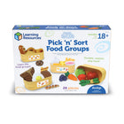 Learning Resources New Sprouts Pick 'n' Sort Food Groups - Set of 26-Ready for Years of Use: Made from durable, wipe-clean plastic, this play food for toddlers 1-3 is sturdy enough for years of imaginative feasts!
