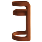 Modway Winslow Performance Velvet Bar Stool - Rust-Dense Foam Padding