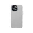 General Supply Goods + Co Vegan Leather Case with Metallic Buttons and MagSafe Compatible for iPhone 13/13 Pro - Silver Grey-Compatible with iPhone 13/13 Pro