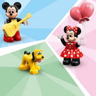 LEGO DUPLO Disney Mickey & Minnie Birthday Train Building Block Set-Includes a buildable train, cake, number bricks and 3 iconic Disney characters