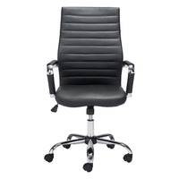 Zuo Primero Office Chair - Black-Plush and durable faux leather fabric