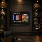 Frameworth Official FIFA World Cup 2026 France Flag & Trophy Framed Print - 15" x 24"-7