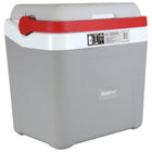 Koolatron Ice Chest Cooler with Locking Carry Handle - 25L - Grey and Red-Universal design compatible with vacuum sealing systems including Nesco, FoodSaver, Bonsenkitchen, NutriChef and Wevac