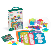 Miniland Translucent Connexion-Includes 56 pieces, 8 transparent activity sheets and 1 teaching guide
