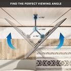 Mount-It! Full Motion Wall Mount for 23" - 55" TVs-Extend your TV up to 15.6" from the wall for the perfect viewing angle