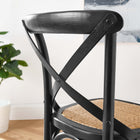 Modway Gear Counter Stool - Black-Weight Capacity: 330lbs.