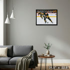 Sidney Crosby Pittsburgh Penguins - Framed Canvas - 31" x 22"-Ready to hang - arrives fully assembled