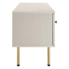 Modway Cambria 47" TV Stand - White-Sliding Board