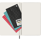 Moleskine 2027 12 Month Weekly Soft Cover Planner - 5" x 8.25" - Black-Stickers to customise your plans and year stickers for the spine