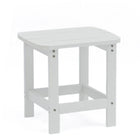 Backyard Lifestyles Side Table - White-Durable Weather Resistant Polystyrene: HIPS, High Impact Polystyrene.