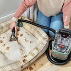 BISSELL Little Green Pro Portable Carpet Cleaner-Self-cleaning tough stain tool: Rinse out left-behind residue, dirt and debris with a one-touch hose and tool cleanout