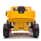 Freddo 12V CAT Electric Dump Truck 1 Seater Kids Ride-On-PP Tires: Feel secure knowing your kid is securely on the ground with the PP tires that come with the 12V Freddo Excavator. These tires are strong and secure, making sure your kid is always safe and stable on their ride