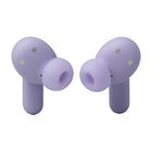JBL Live Beam 3 True Wireless Noise Cancelling Closed-Stick Earbuds - Purple-Six beamforming microphones reduce wind and noise interference, so your words always come through loud and clear. And you can create your own calling environment with Personal Sound Amplification's customized ambient sound levels. A voice equalizer and voice level optimizer give you full control not only over how you sound to others, but how loud they sound to you