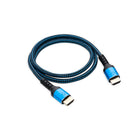 BlueDiamond Premium HDMI 8K Ultra HD Cable - 3' - Blue - 2 Pack-VRR Support: The Variable Refresh Rate feature allows a TV or monitor to adjust its refresh rate in real-time to the frame rate output by a gaming console or PC.\