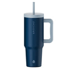 GROSCHE Aspen Insulated Water Tumbler with Handle - 40 oz. - Mountain Blue-40oz capacity