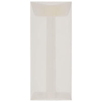 JAM Paper #10 Policy Envelopes, 4 1/8 x 9.5, Clear Translucent Vellum, 500 Pack (900828258H)-Product Type: Translucent Policy Envelope
